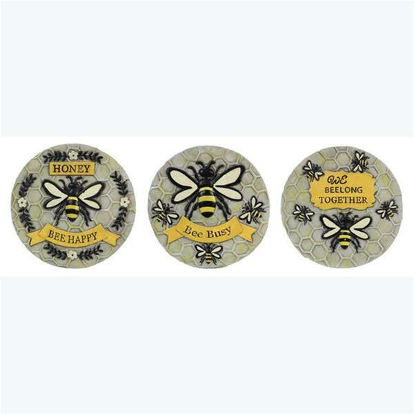 Youngs Cement Bee Stepping Stone, 3 Assortment 73294